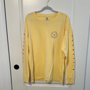 Billabong Sunlit Yellow Long Sleeve Tee